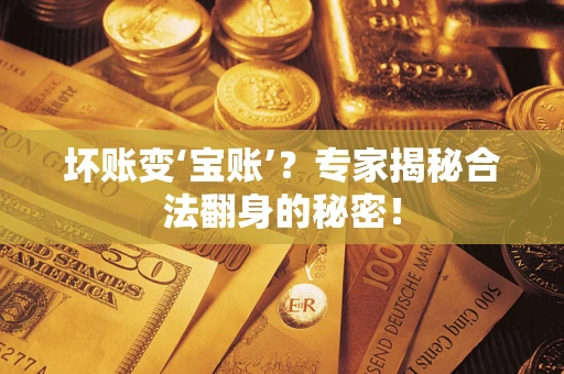 济南坏账变‘宝账’？专家揭秘合法翻身的秘密！