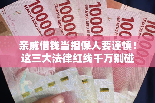 济南亲戚借钱当担保人要谨慎！这三大法律红线千万别碰