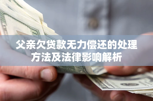 济南父亲欠贷款无力偿还的处理方法及法律影响解析