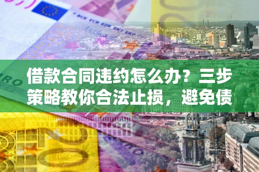 济南借款合同违约怎么办？三步策略教你合法止损，避免债务危机升级