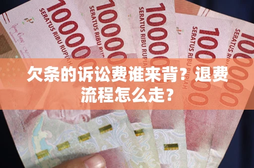 济南欠条的诉讼费谁来背？退费流程怎么走？